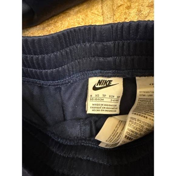 Nike Boys Full-Zip Track Suit Set – Navy Blue – Size 4T - Picture 4 of 5